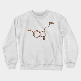 Serotonin Molecular Chemical Formula Crewneck Sweatshirt